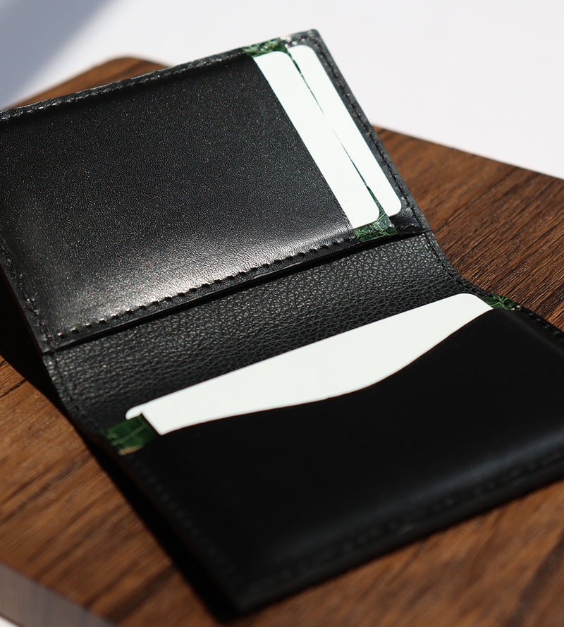 TARJETERO ABIERTO-VERDE EXOTICO