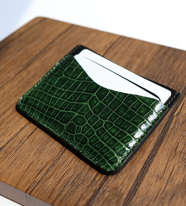 TARJETERO VERDE-EXOTICO GENUINO