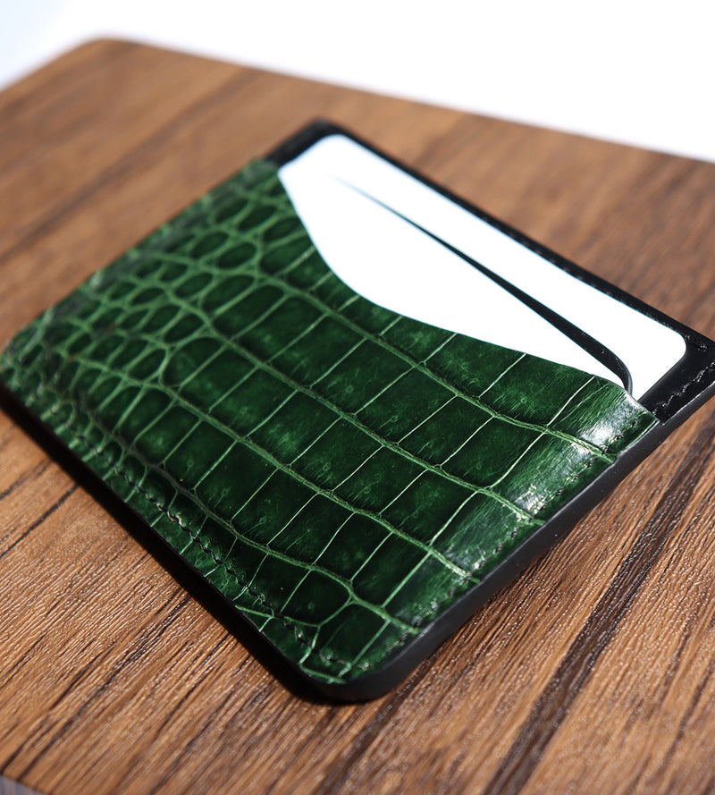 TARJETERO VERDE-EXOTICO GENUINO