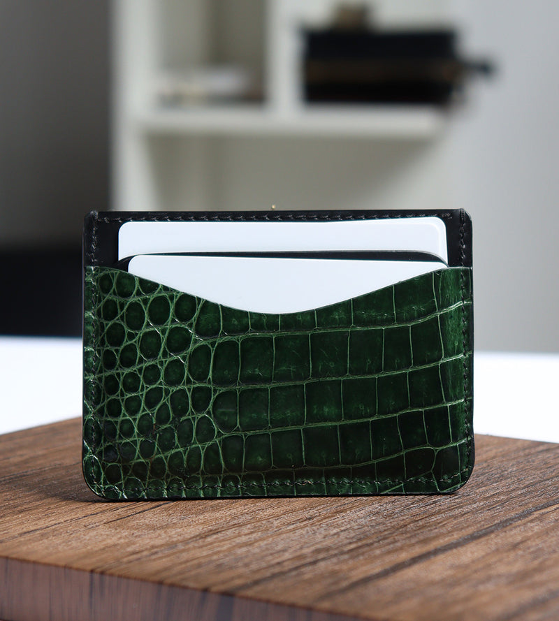 TARJETERO VERDE-EXOTICO GENUINO